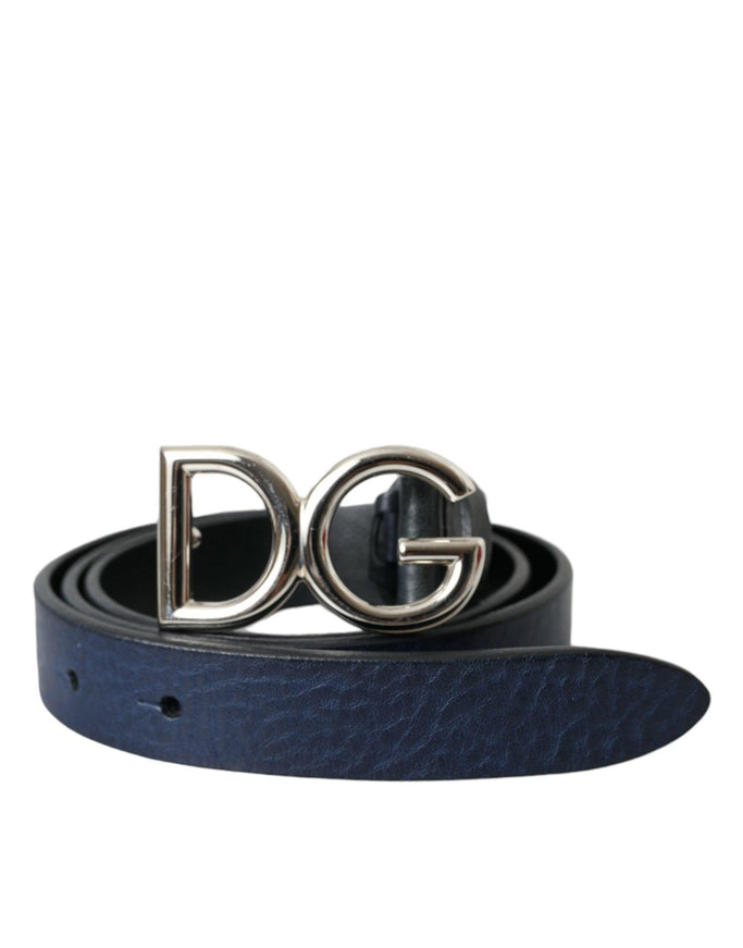 Dolce & Gabbana Men Logo Buckle Belt - Ellie Belle