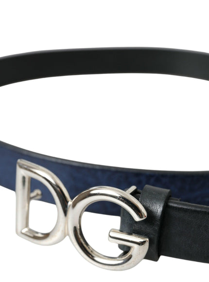 Dolce & Gabbana Men Logo Buckle Belt - Ellie Belle