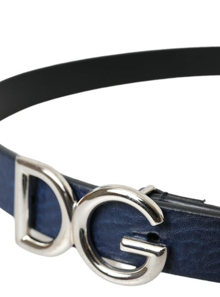 Dolce & Gabbana Men Logo Buckle Belt - Ellie Belle