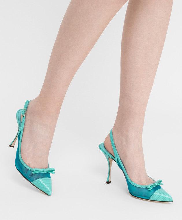 Dolce & Gabbana Mesh Slingback Pumps - Ellie Belle