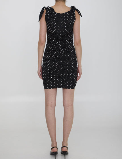 Dolce & Gabbana Mini Dress With Polka-dot Print - Ellie Belle