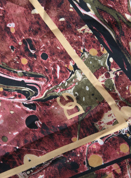 Dolce & Gabbana Multicolor Button Down Silk Shirt