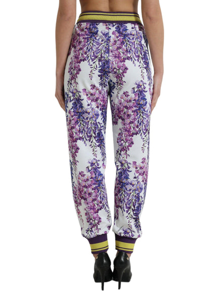 Dolce & Gabbana Multicolor Floral Print Jogger Pants - Ellie Belle