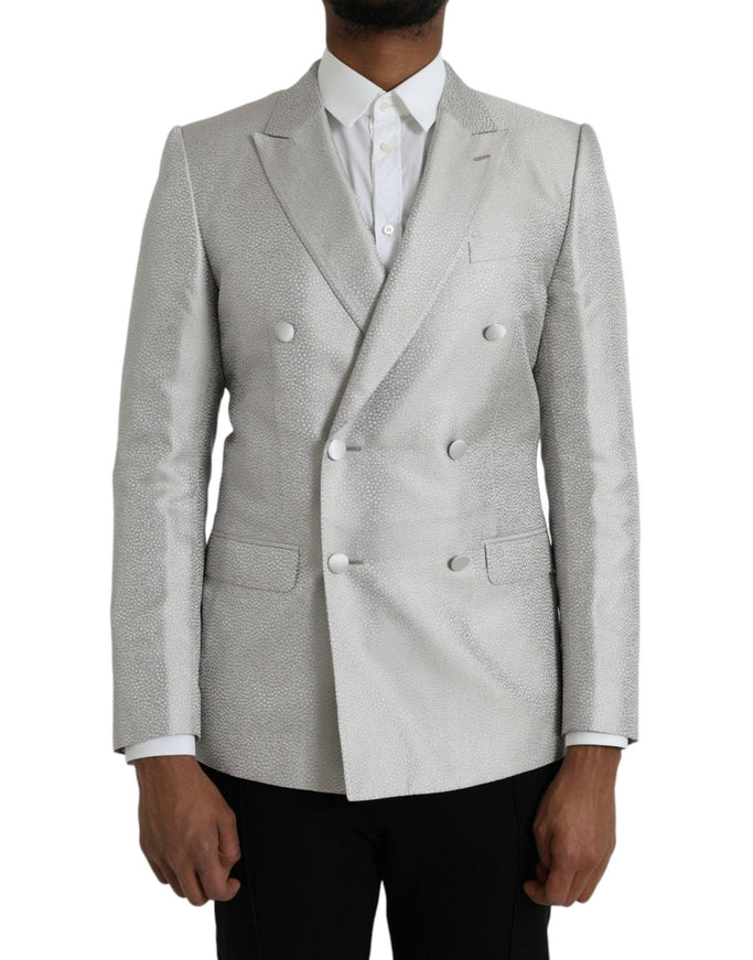 Dolce & Gabbana Notched-Lapel Double-Breasted Blazer - Ellie Belle