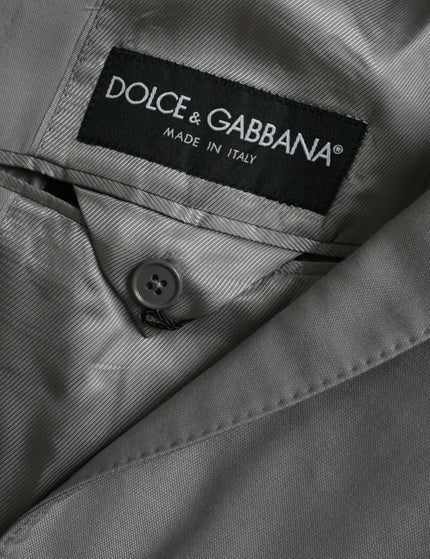 Dolce & Gabbana Peak One Button Blazer In Gray - Ellie Belle
