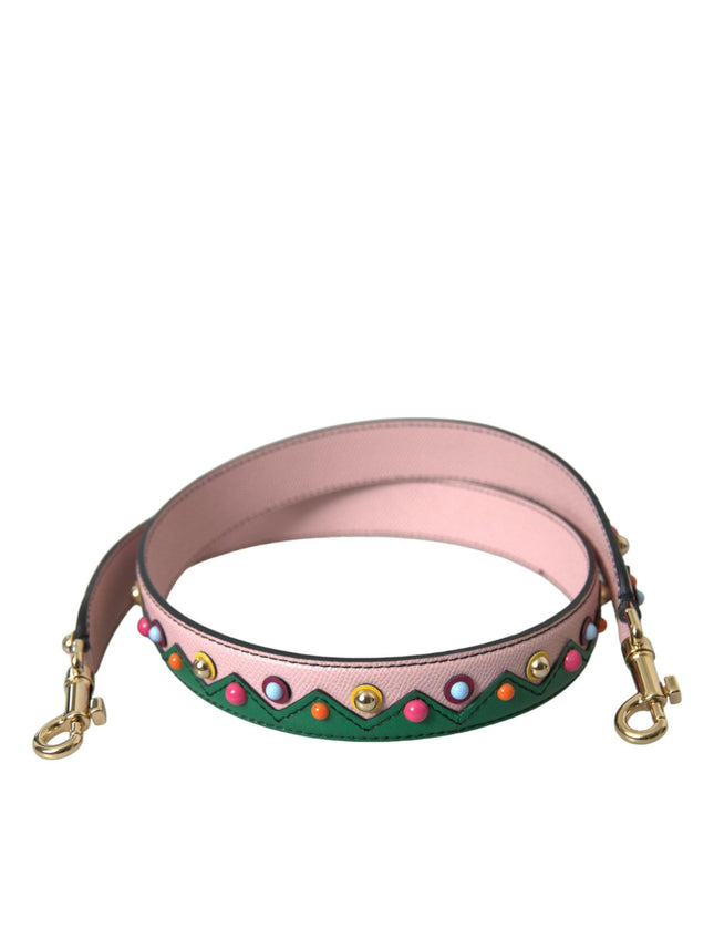 Dolce & Gabbana Pink Leather Shoulder Strap - Ellie Belle