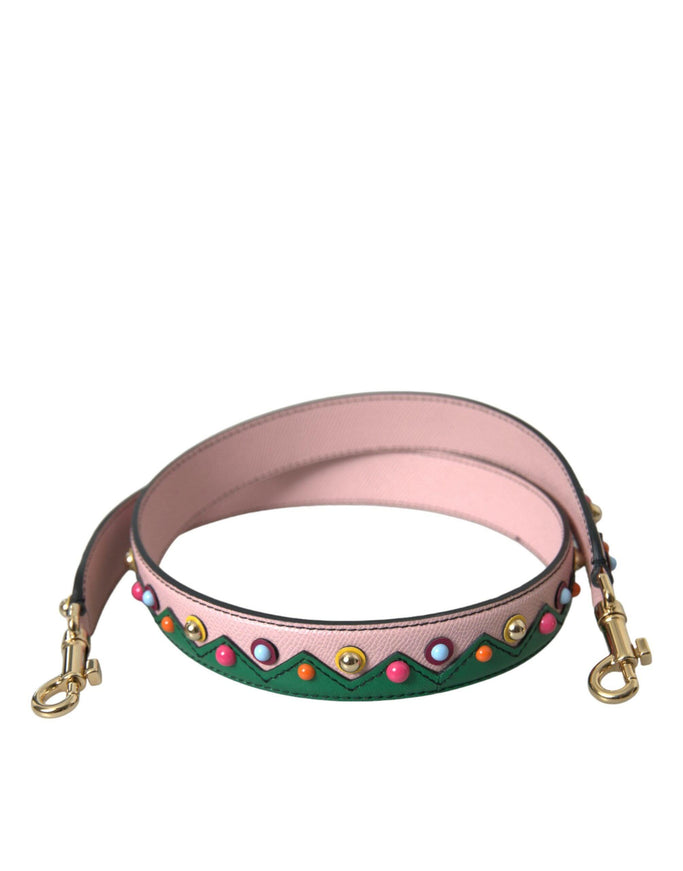 Dolce & Gabbana Pink Leather Shoulder Strap - Ellie Belle