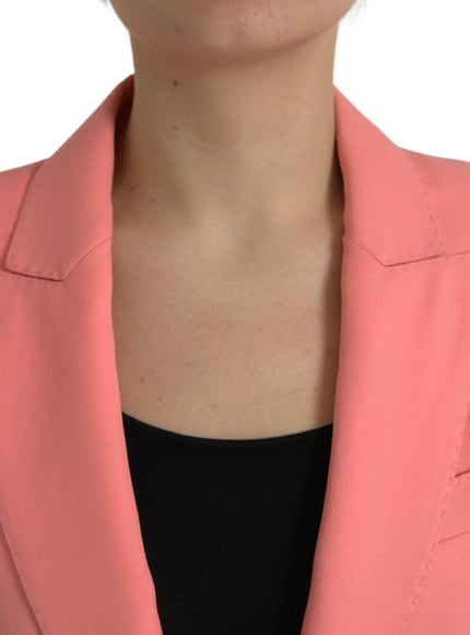 Dolce & Gabbana Pink Peak Lapel Blazer - Ellie Belle