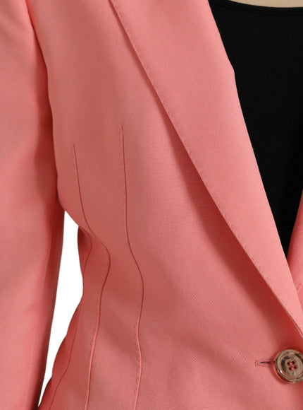 Dolce & Gabbana Pink Peak Lapel Blazer - Ellie Belle