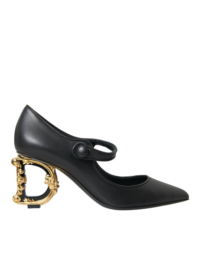 Dolce & Gabbana Pumps With Baroque D&G Heel - Ellie Belle