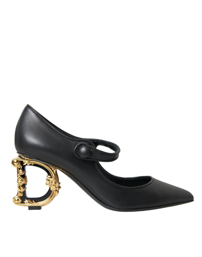 Dolce & Gabbana Pumps With Baroque D&G Heel - Ellie Belle