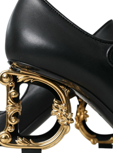 Dolce & Gabbana Pumps With Baroque D&G Heel - Ellie Belle