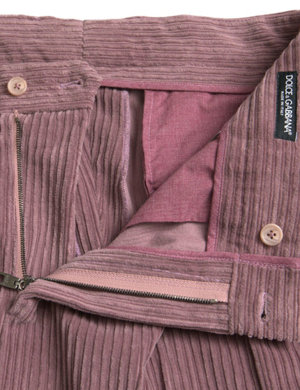 Dolce & Gabbana Purple Zipper Closure Pants - Ellie Belle