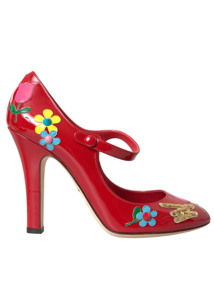 Dolce & Gabbana Red Patent Leather Pumps - Ellie Belle