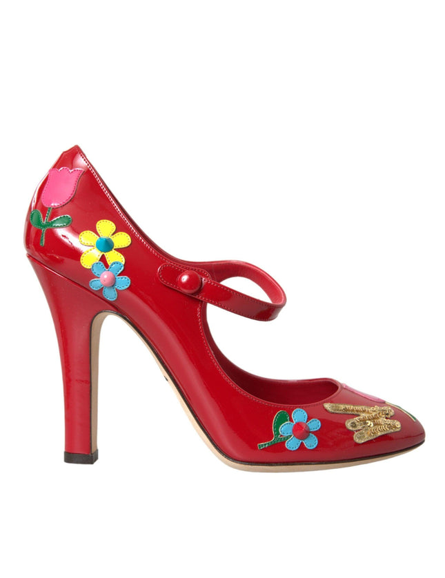 Dolce & Gabbana Red Patent Leather Pumps - Ellie Belle