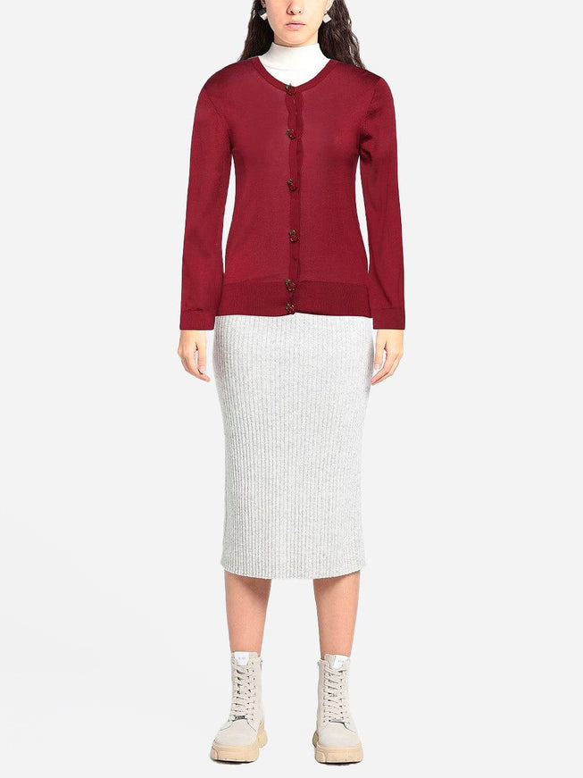 Dolce & Gabbana Rose Button Cardigan - Ellie Belle