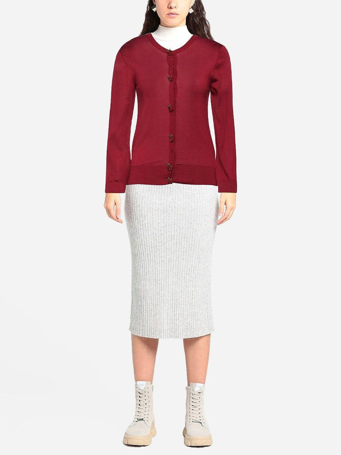 Dolce & Gabbana Rose Button Cardigan