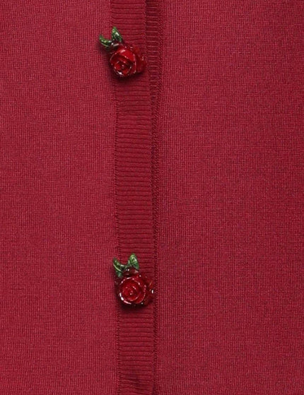 Dolce & Gabbana Rose Button Cardigan - Ellie Belle