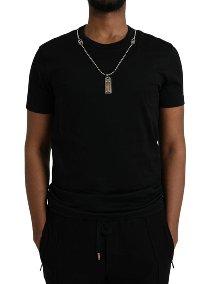 Dolce & Gabbana Short Sleeve T-shirt With Chain - Ellie Belle