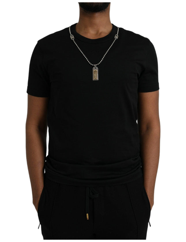 Dolce & Gabbana Short Sleeve T-shirt With Chain - Ellie Belle