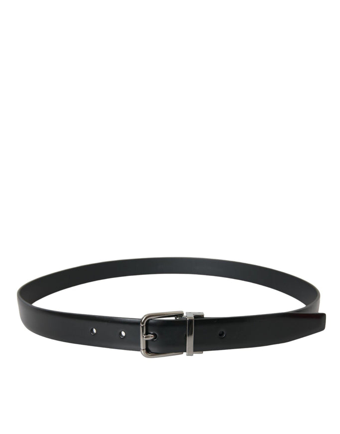 Dolce & Gabbana Silver Metal Buckle Belt Men - Ellie Belle