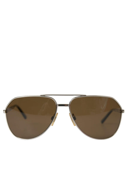 Dolce & Gabbana Silver Trim Full Rim Men's Sunglasses - Ellie Belle