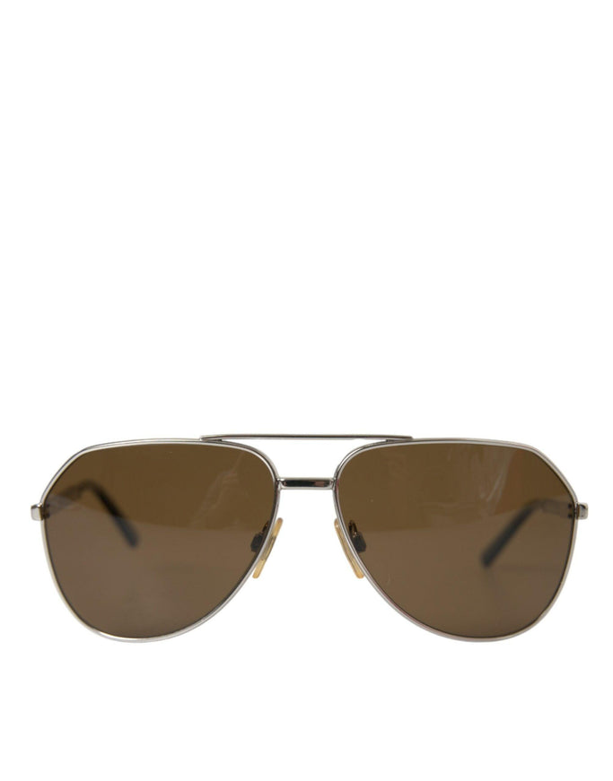 Dolce & Gabbana Silver Trim Full Rim Men's Sunglasses - Ellie Belle