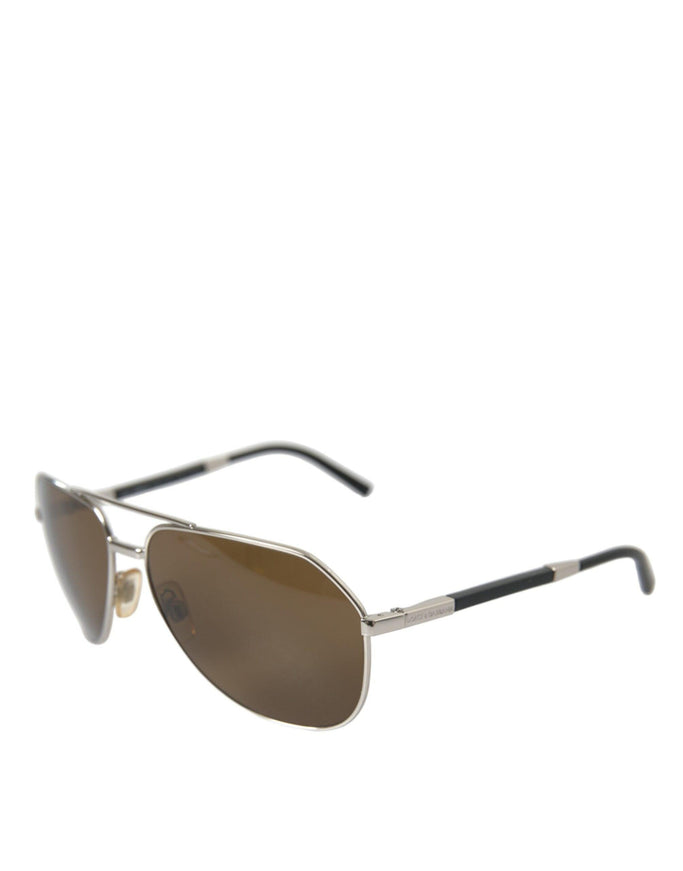 Dolce & Gabbana Silver Trim Full Rim Men's Sunglasses - Ellie Belle