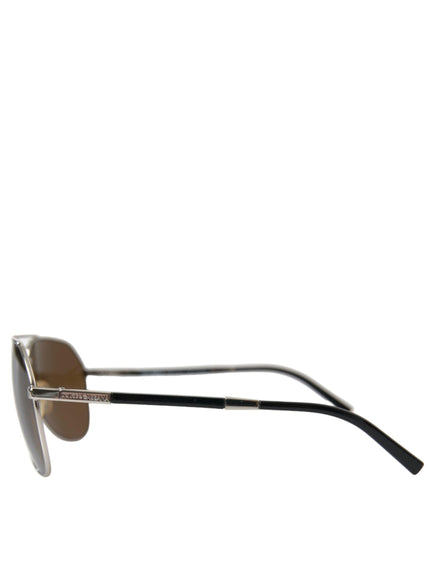 Dolce & Gabbana Silver Trim Full Rim Men's Sunglasses - Ellie Belle