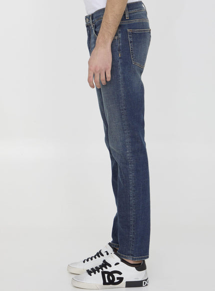 Dolce & Gabbana Slim Jeans In Blue - Ellie Belle