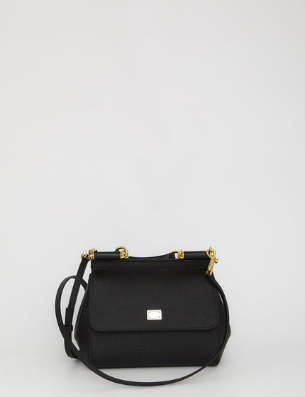 Dolce & Gabbana Small Sicily Bag In Black - Ellie Belle