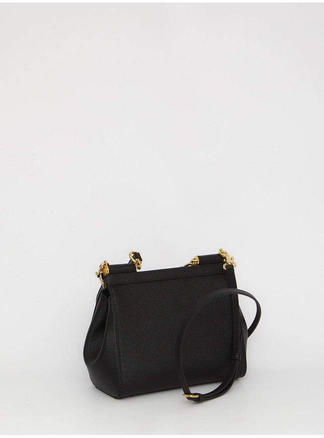 Dolce & Gabbana Small Sicily Bag In Black - Ellie Belle