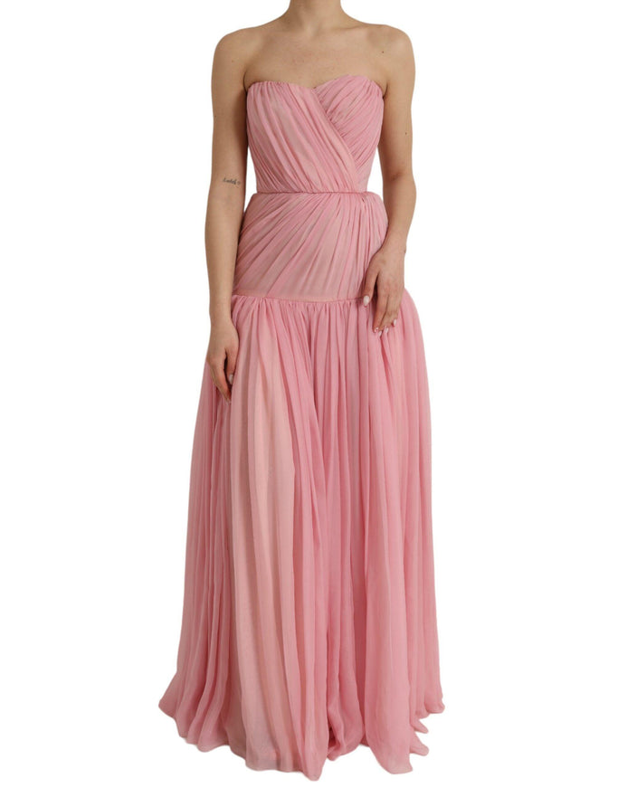 Dolce & Gabbana Strapless Maxi A-line Gown - Ellie Belle