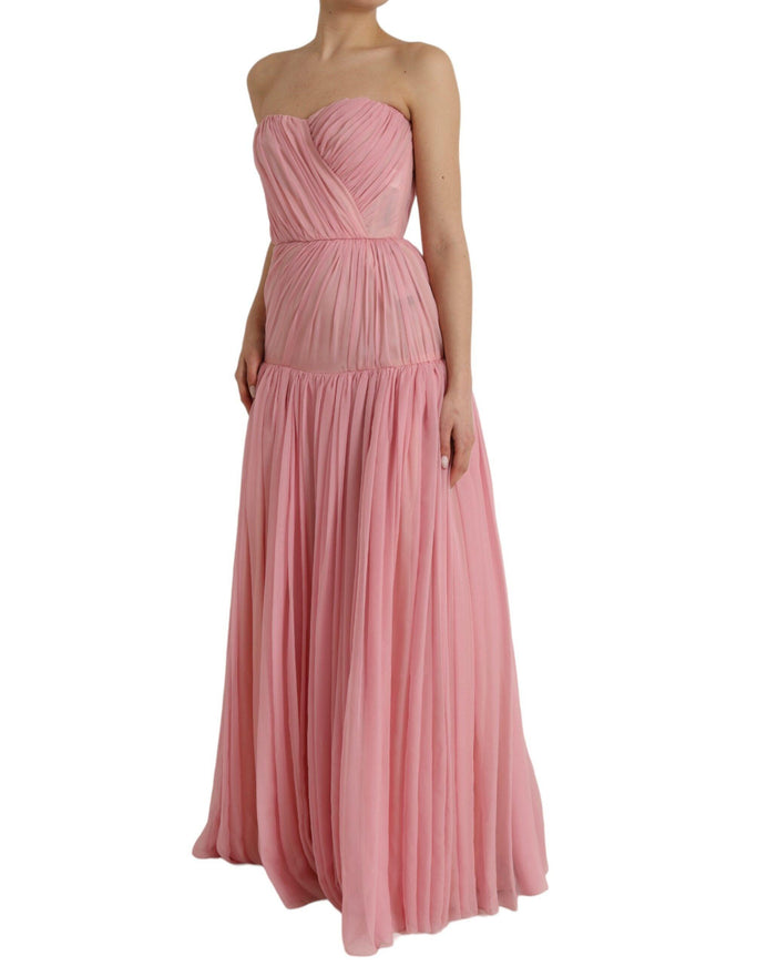 Dolce & Gabbana Strapless Maxi A-line Gown - Ellie Belle