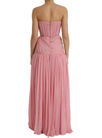 Dolce & Gabbana Strapless Maxi A-line Gown - Ellie Belle