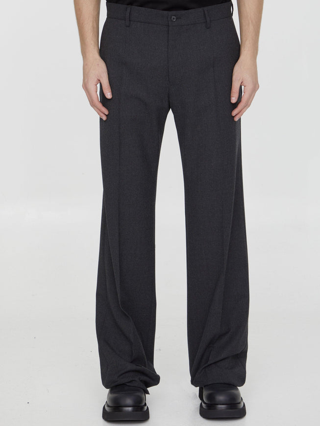 Dolce & Gabbana Stretch Flannel Trousers - Ellie Belle