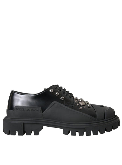 Dolce & Gabbana Studded Leather Trekking Shoes - Ellie Belle