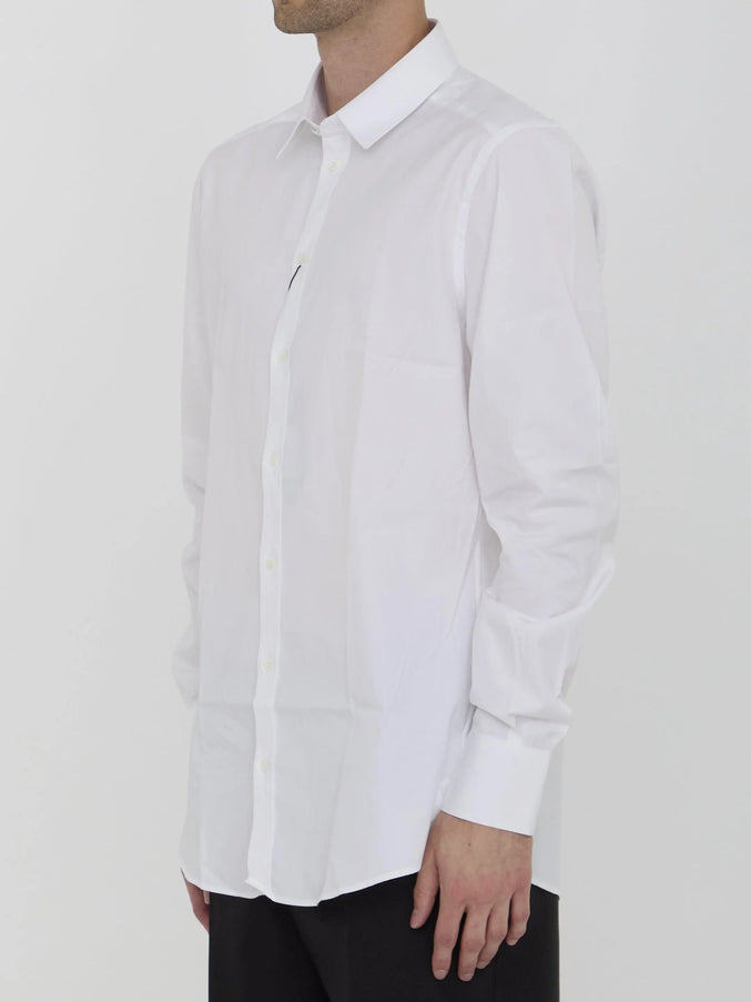 Dolce & Gabbana Tuxedo Shirt In White