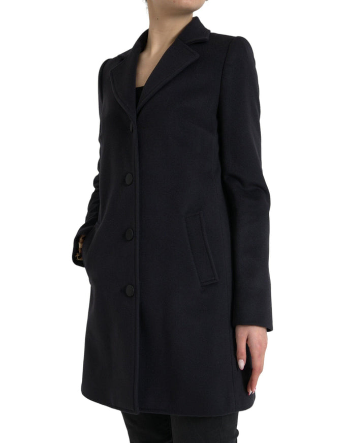 Dolce & Gabbana Virgin Wool Blend Black Blazer - Ellie Belle