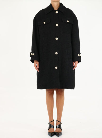 Dolce & Gabbana Wide-fit Black Coat - Ellie Belle