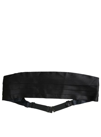 Dolce & Gabbana Wide Waist Silk Belt Cummerbund - Ellie Belle