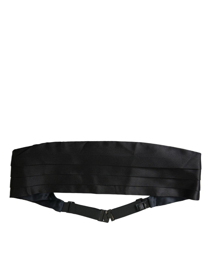 Dolce & Gabbana Wide Waist Silk Belt Cummerbund - Ellie Belle