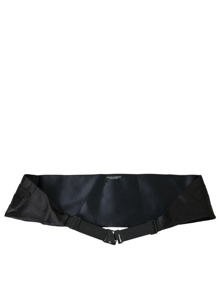 Dolce & Gabbana Wide Waist Silk Belt Cummerbund - Ellie Belle