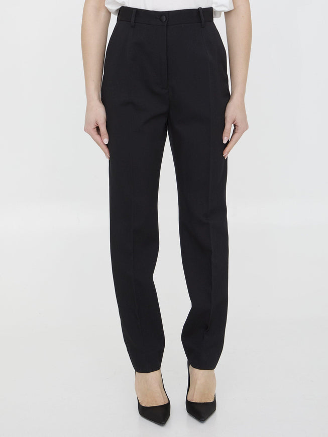 Dolce & Gabbana Wool Gabardine Pants - Ellie Belle