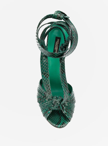 Dolce & Gabbana Keira Tie Fastening Sandals