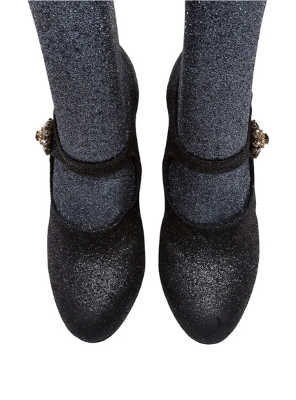 Dolce & Gabbana Lycra Mary Jane Booties