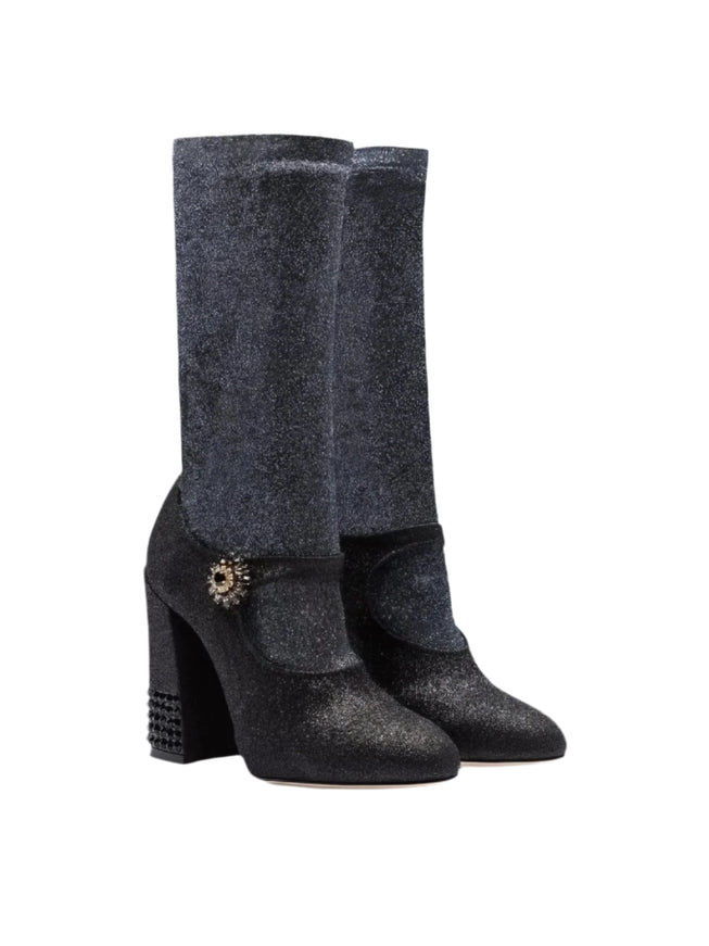 Dolce & Gabbana Lycra Mary Jane Booties