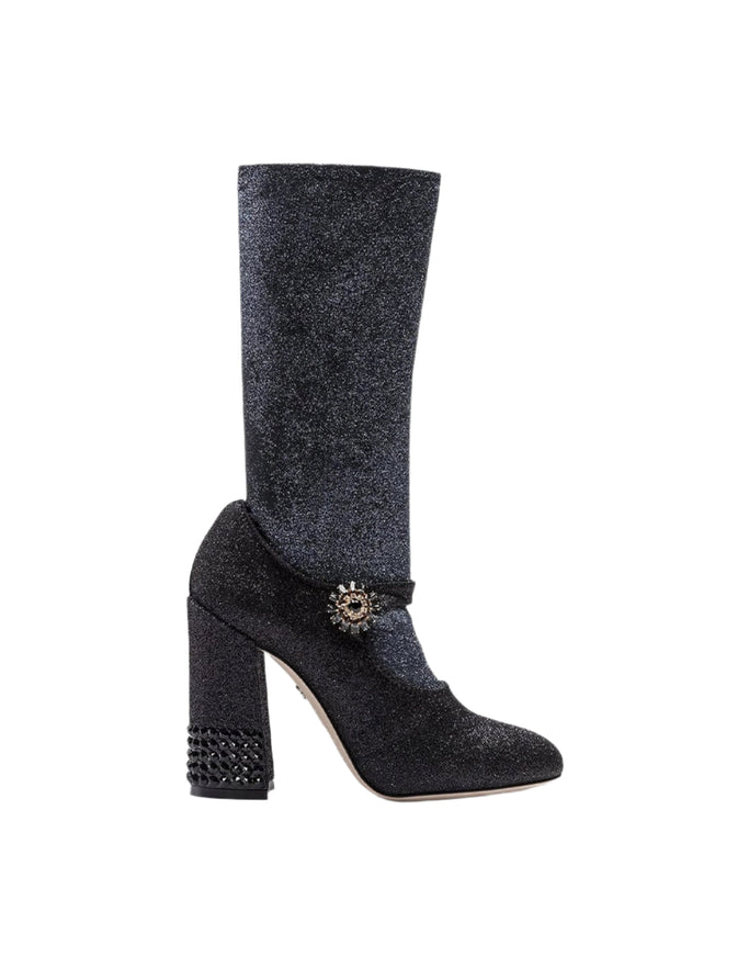 Dolce & Gabbana Lycra Mary Jane Booties