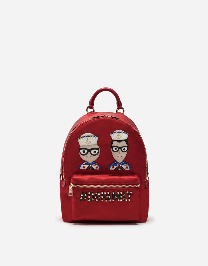 Dolce & Gabbana Small Vulcano Embellished Backpack