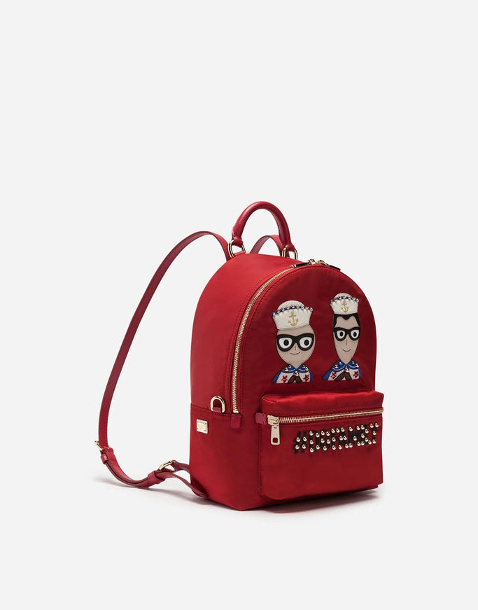 Dolce & Gabbana Small Vulcano Embellished Backpack